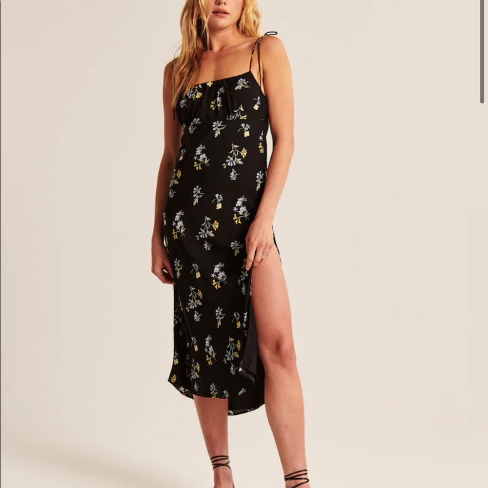 Abercrombie Midi Dress with Slit